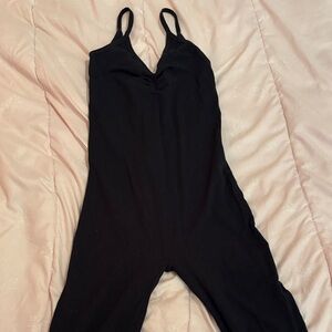 Black Spaghetti Strap Jumpsuit